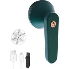 Removedor de fiapos, aparador de tecido recarregável por USB, removedor de fiapos elétrico para roupas e móveis, verde Z