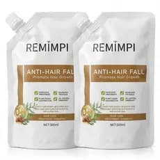 Shampoo Antiqueda Autêntico, Shampoo para Crescimento Capilar com Gengibre e Ginseng, Controle de Caspa e Oleosidade, 30