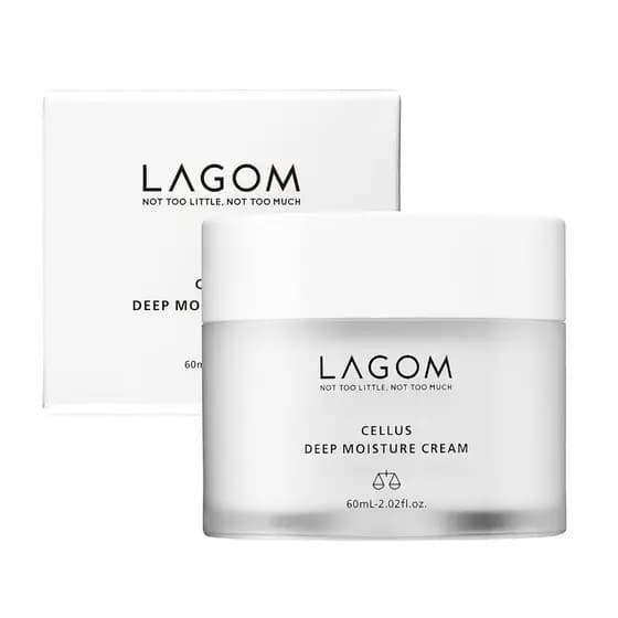 LAGOMCellus Creme Hidratante Profundo é um creme hidratante natural que contém ceramidas e D-panthenol (B5), proporciona
