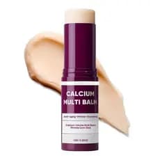 Bálsamo labial com complexo de cálcio, creme hidratante com complexo de cálcio, creme de colágeno firmador e hidratante
