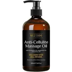 Óleo de massagem anticelulite, removedor de celulite para as pernas, óleo corporal firmador, contém ingredientes de orig