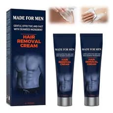 Creme Depilatório Masculino de Rápida Ação, Novo Creme Depilatório Masculino para Corpo Inteiro e Áreas Íntimas 2026, Hi