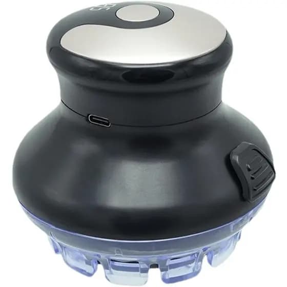 Máquina de Cortar Cabelo Elétrica para Homens, Máquina de Corte de Cabelo em Forma de Disco 360 | Aparador de Cabelo Sem