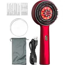 Escova massageadora elétrica para couro cabeludo 218,5 cm, massageador capilar à prova d'água, com modos de relaxamento