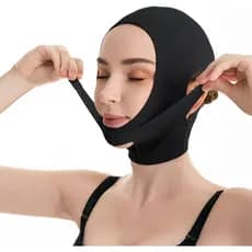Faixa de Suporte para Lifting do Queixo Pós-operatória, Compressão Lipo, Emagrecimento Facial, Lifting do Queixo, Envolt