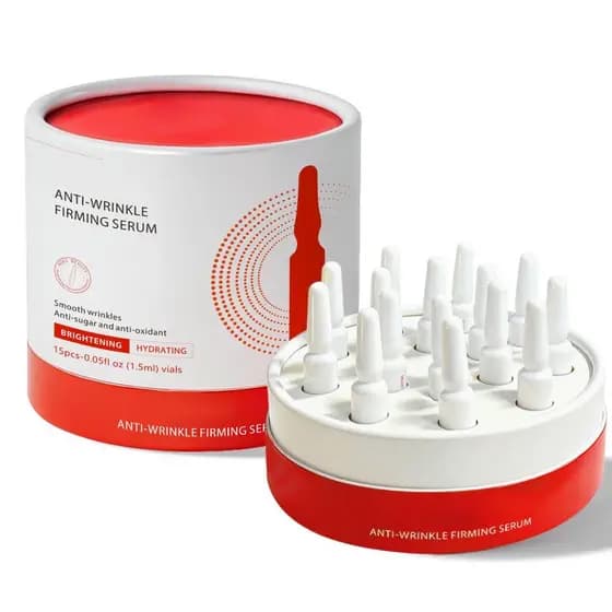 Sérum Facial Antienvelhecimento, Essência Antirrugas e Sérum Firmador com Niacinamida e Ácido Hialurônico - Ajuda a Refi