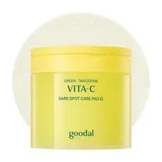 GOODAL Green Tangerine VITA C Toner Pads [Versão Avançada] - Discos para Cuidado de Manchas Escuras para uma Pele Clara