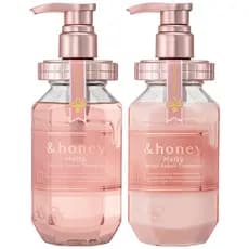 [Produto Original] &honey Conjunto de Shampoo e Condicionador Melty Moist Repair 440mL+450g/14.87fl.Oz+15.69Oz Sem Sulfa