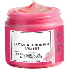 Creme Reparador de Estrias para Gestantes com Aroma de Rosa 100g, Creme Hidratante Abdominal para Cuidados Diários, Melh
