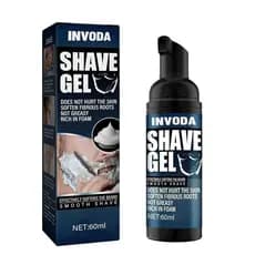 Gel de Barbear Masculino, Tamanho Viagem, Adequado para Pele Sensível, Espuma de Barbear, Creme de Barbear, Protege e Ac