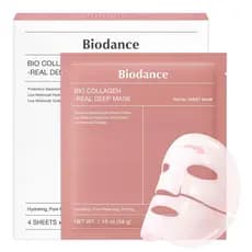 Máscara Facial de Hidrogel Noturna Hidratante BIODANCE Bio-Colágeno Real Deep, Minimiza Poros, Elasticidade, Preenchimen