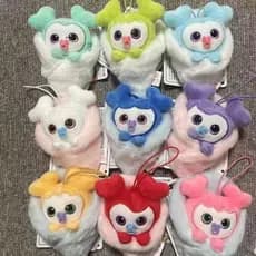 Chaveiro de pelúcia do grupo de ídolos do Kpop Twice, chaveiro fofo e adorável M8AX