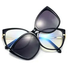 Óculos de Sol Polarizados Magnéticos 2 em 1, Óculos de Condução Elegantes e Originais em TR90 K8GV MPVX