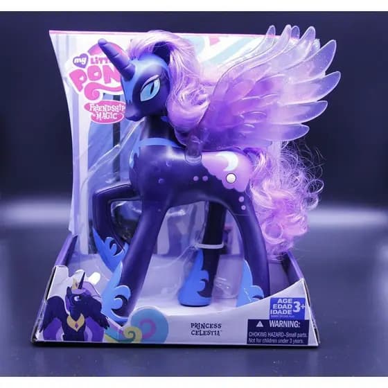 Brinquedo My Little Pony de 22cm, Pônei Sol e Lua, Princesa Rosa, pônei personagem principal, oito estilos, brinquedo pa
