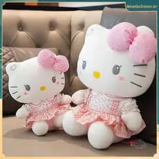Dois brinquedos de pelúcia Hello Kitty rosa, 20/30/50 cm, adequados para estudantes, anime Sanrio KT cat, adequados para