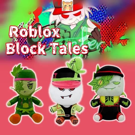 BCT Roblox Blocktales Novo Brinquedo de Pelúcia, Brinquedo de Pelúcia Block Tales, Personagem de Jogo Divertido, Bonecos