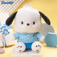 Sanrio Kawaii Pochacco Brinquedo De Pelúcia Dos Desenhos Animados E Bonito Dormitório Companheiro Configuração Macio Ani