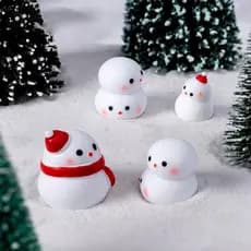 [Dhiint] Resina De Natal Micro Paisagem Ornamentos Em Miniatura Carro Desktop Casa Decoração Do Jardim Papai Noel Diy Ar