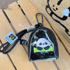 [Scarlett] Carteira De Moedas De Animal Fofo Bolsa Compacta Mini Armazenamento Fechamento Seguro Transparente Para Uso D