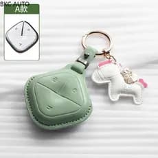 Capa para chave de carro compatível com Wuling Baojun 310 510 560 630 730 SGMW BINGO Airev 2023, chaveiro de PU QPJG NLB