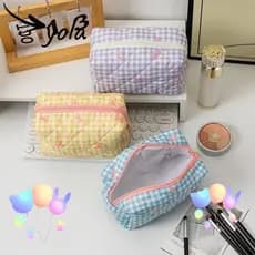 Bolsa De Maquiagem Acolchoada YOLANDAGOODS , Organizador Cosmético Multifuncional De Grande Capacidade , Lavagem De Arco