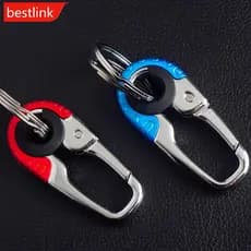 BESTLINK 1Pc Metal Carro Chaveiro Porta-Chaves Masculino Anel Acessórios Automáticos B1I6