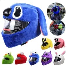 HOTWIND Capacete Da Motocicleta Cobre Festa De Natal Capa Completa Capacetes Engraçado De Pelúcia Protetora D4H4