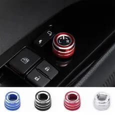 TKEY Interruptor De Controle Do Espelho Carro Guarnição Capa Liga Alumínio Para Toyota 2019 Corolla Camry 70 GR YARiS Cr