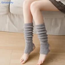 Gvrycqoky Y2k Inverno Polainas Fofo Goth Acessórios Gótico Lolita Malha Meias Longas Mulheres Senhora Meia Gótica Elegan