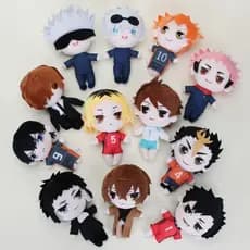 Brinquedo de pelúcia de vôlei juvenil "Haikyuu!!", brinquedo de pelúcia "Jujutsu Kaisen", brinquedo de pelúcia "Bungo St