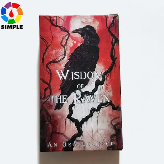 Cartas Oráculo da Sabedoria do Corvo BLPZ