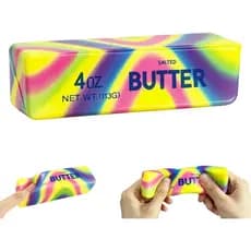 Brinquedo Antiestresse de Manteiga Macia, Fidget Realista em Forma de Manteiga, Brinquedo Macio de Retorno Lento para Al