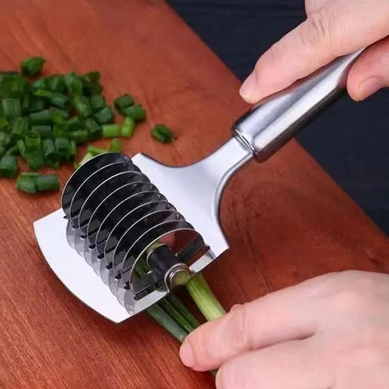 1 Peça Cortador Manual de Espaguete em Aço Inoxidável, Máquina de Macarrão, Rolo para Gengibre e Alho