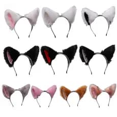 Acessório de Cabelo Feminino com Orelhas de Gato nvzhuang 4ATA