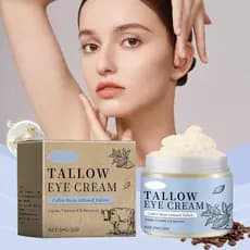 CoffeeBeefTallowEyeDarkCircles, Anti-Envelhecimento, Firmador, Hidratante para os Olhos, GrassFedBeefTallowCareMoisturiz