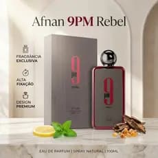 Afnan9PMRebel100mlEDP–MasculinoIntenso |   SweetWoody |   Longa Duração |   Original