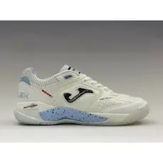 Chuteiras Masculinas De Futsal Top Flex Plus IC De Salão Branco Preto Amarelo Azul