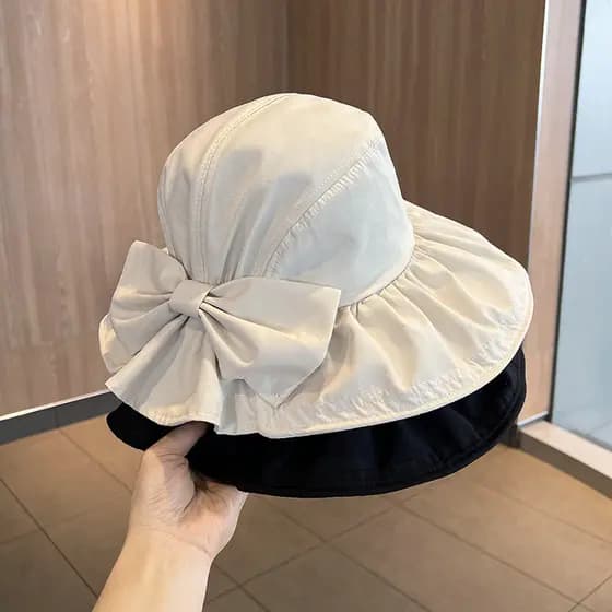 Chapéus De Verão De Algodão Feminino Primavera , Balde De Outono , Pescador , Chapéu De Praia Solar , Proteção Sombreame