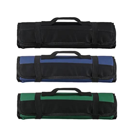 Bolsa Portátil para Facas de Cozinha com 22 Compartimentos, Estojo para Armazenamento de Talheres AW9Y