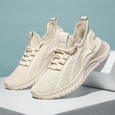 Sapatos casuais de primavera, sapatos leves de tecido PVC, tênis esportivos femininos respiráveis, calçados femininos.