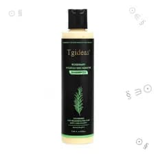 Shampoo Tgideas com Alecrim e Biotina para Cabelos Ralos, Shampoo Volumizante para Cabelos Mais Cheios e Espessos, Fórmu
