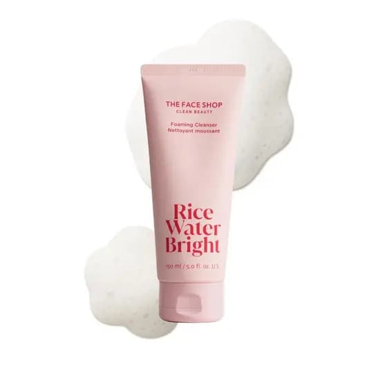 TheFaceShopRiceWaterBrightingFacialCleanserwithCeramide,GentleFaceWashforHydrating&Moisturizing,VeganFaceCleanser,Makeup