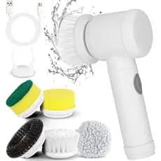 Escova de Limpeza Elétrica Rotativa, Escova de Limpeza Elétrica Sem Fio, Escova de Limpeza Potente à Prova d'Água, Equip