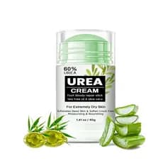 Contém Óleo de Tea Tree e Aloe Vera, Creme para os Pés em Bastão com 60% de Uréia, Adequado para Calcanhares Extremament