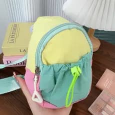 1 unidade de bolsa de cintura/peito ultraleve para atividades ao ar livre, com design de cores contrastantes, ideal para
