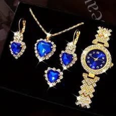 Relógio feminino Chaoqiao com acessórios de strass, relógio de quartzo com diamantes coloridos, um sucesso de vendas, co