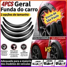 Peças de modificação de sobrancelha de roda de corpo largo de automóvel geral flexível Anti-risco paralama arco ampliado