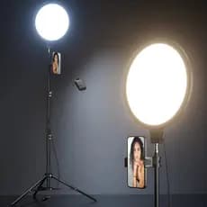 [DealsForYouDays] Weilisi Ring Light de 10,5" com Tripé de 69" e Kit de Suporte para Telefone, Iluminação de Tela Inteir