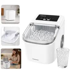 Máquina De Gelo Portátil 12Kg 127V Branco
