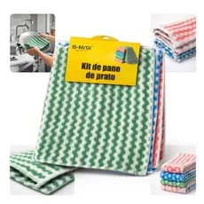 Kit Pano de Limpeza Microfibra 4 panos